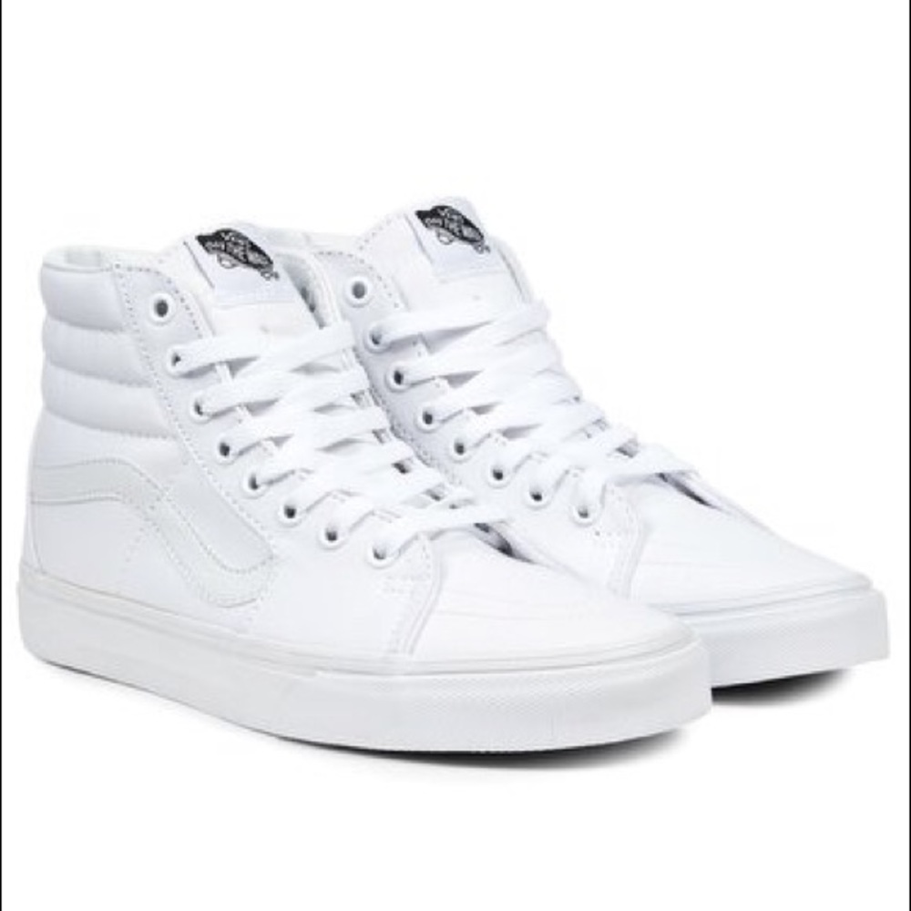 NEW Leather Sk8-Hi High Top Vans✨